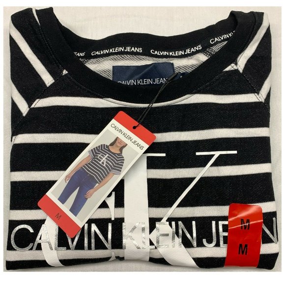 CALVIN KLEIN JEANS FRENCH TERRY LOGO TOP - Picture 4 of 4